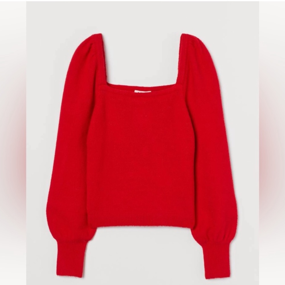 H&M Poof-sleeved sweater